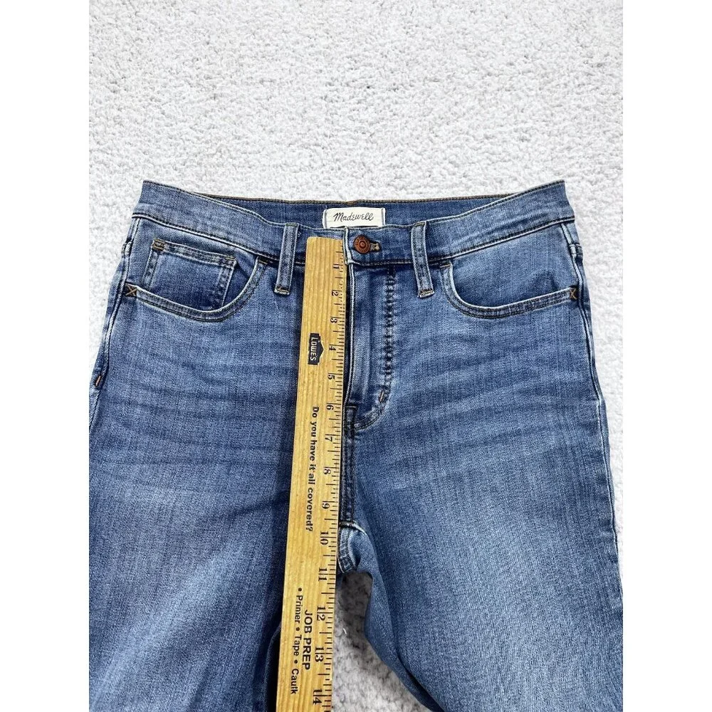 Madewell Jeans Womens 29 9" Mid-Rise Skinny Blue Medium Wash - Picture 6 of 10